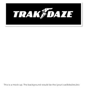 Trak Daze sticker