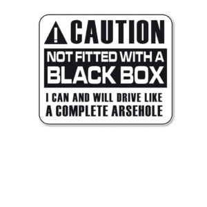 No black box sticker