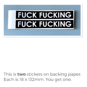 F-ck f-ckers sticker