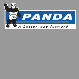 Panda tyre sticker